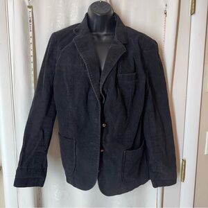 Vintage Women's JCPenney Black Corduroy Blazer